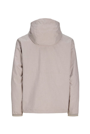 Back image of the Benjamin light hood jacket in beige, by brand Jack&jones