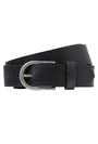 Image of BENSON LEATHER BELT in black, by brand JACK&JONES