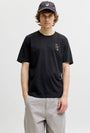 Image of BREWY SS TEE in black, by brand JACK&JONES