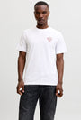Image of BREWY SS TEE in white, by brand JACK&JONES