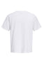 Back image of the Blaneo ss tee in white, by brand Jack&jones