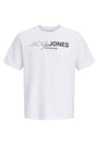 Image of BLANEO SS TEE in white, by brand JACK&JONES