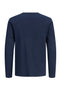 Back image of the Buster ls tee in navy, by brand Jack&jones