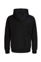 Back image of the Buster sweat zip hoodie in black, by brand Jack&jones