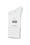 Front image of Charles tennis sock 3 pack in white, by brand Jack&jones