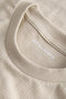 Front image of the Chelsea structure tee in beige, by brand Jack&jones