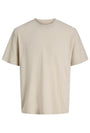 Image of CHELSEA STRUCTURE TEE in beige, by brand JACK&JONES