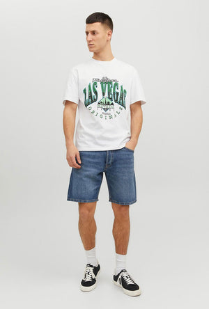 JACK AND JONES CHRIS MF123 DENIM SHORTS