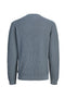 Back image of the Connor crew neck knit in petrol, by brand Jack&jones