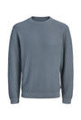 Image of CONNOR CREW NECK KNIT in petrol, by brand JACK&JONES
