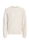 Front image of the Connor crew neck knit in beige, by brand Jack&jones