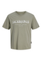 Product image of the Jack and jones daytona print tee in khaki, by brand Jack&jones