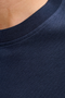 Close up image  of the Jack and jones daytona print tee in navy, by brand Jack&jones
