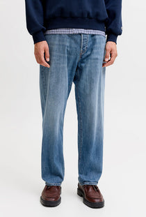 Front image of the Eddie original jeans in denim, by brand Jack&jones
