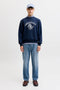 Front image of the Eddie original jeans in denim, by brand Jack&jones