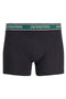 Front image of the Faze solid 3 pk trunks in navy, by brand Jack&jones