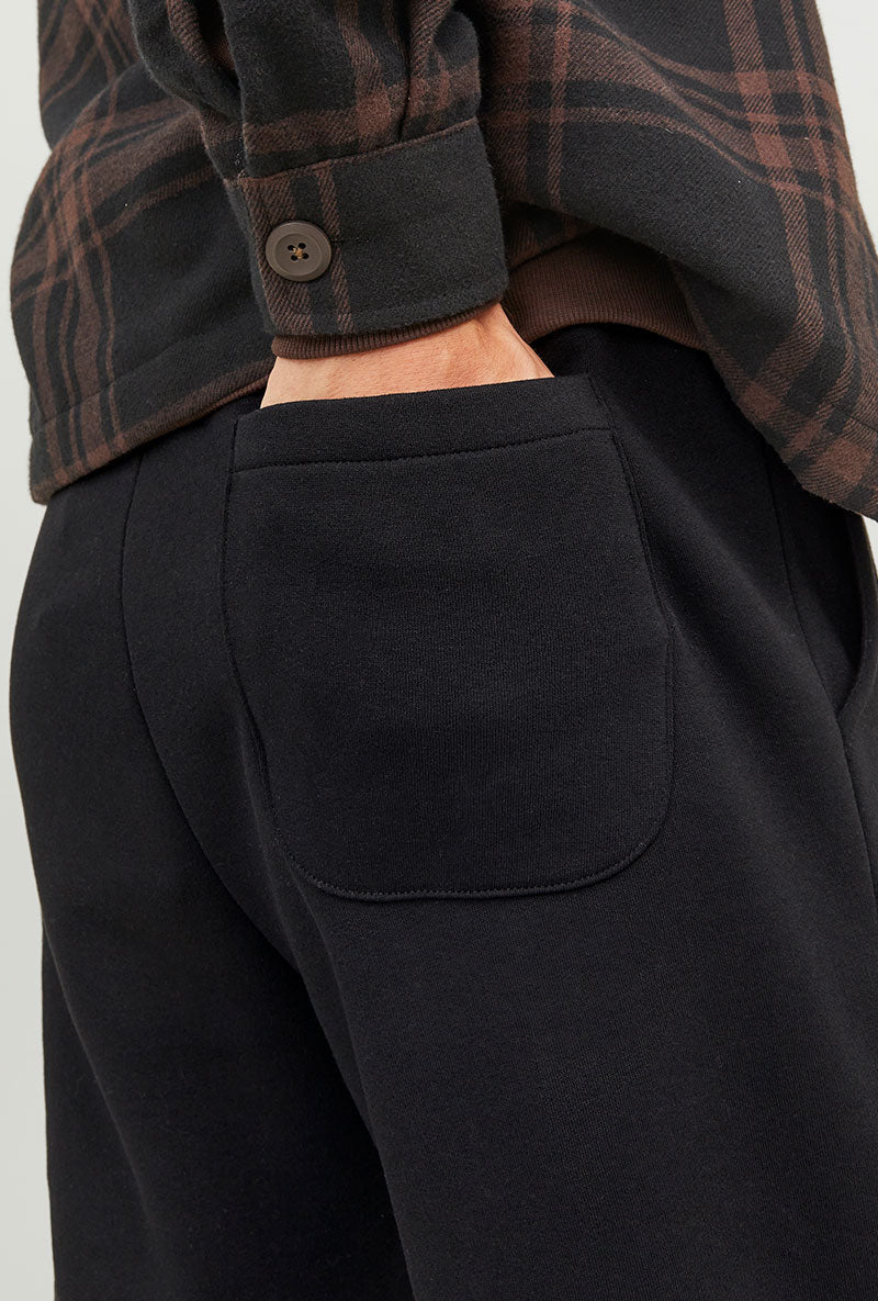 Back image of Gordon bradley sweat pants in black, by brand Jack&jones