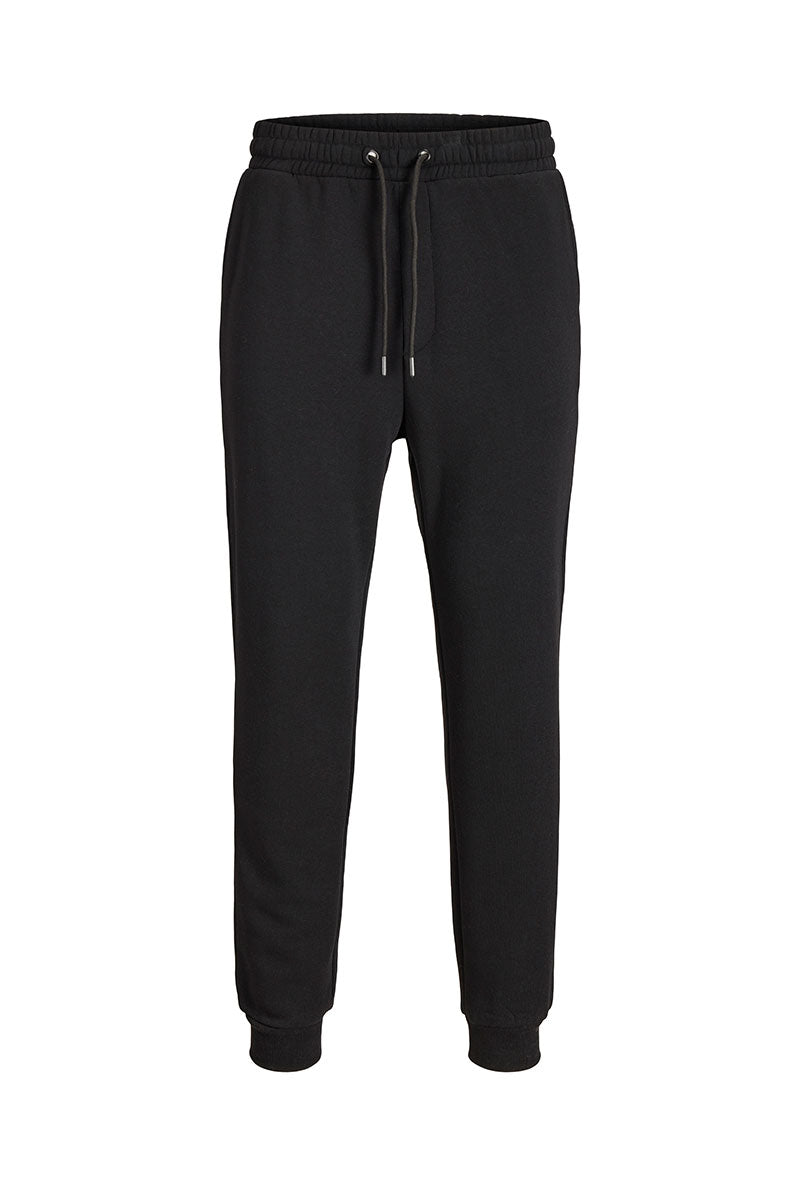 Front image of Gordon bradley sweat pants in black, by brand Jack&jones