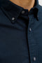 Front image of the Harvey oxford ls shirt in navy, by brand Jack&jones