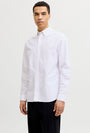 Image of HARVEY OXFORD LS SHIRT in white, by brand JACK&JONES