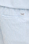 Back pocket image of the Jaiden milo seersucker shorts in light blue, by brand Jack&jones