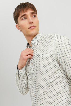 JACK AND JONES JEREMY DETAIL LS SHIRT