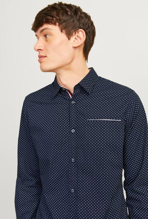 JACK AND JONES JEREMY DETAIL LS SHIRT