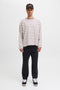 Front image of the Kane bradley uncuffed sweat pants in black, by brand Jack&jones