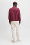 Back image of the Kane bradley uncuffed sweat pants in beige, by brand Jack&jones
