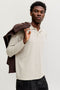 Front image of the Kane ls polo in beige, by brand Jack&jones