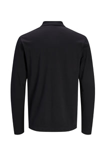 Back image of the Kane ls polo in black, by brand Jack&jones