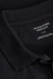 Front image of the Kane ls polo in black, by brand Jack&jones