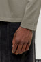 Front image of the Kane ls polo in olive, by brand Jack&jones