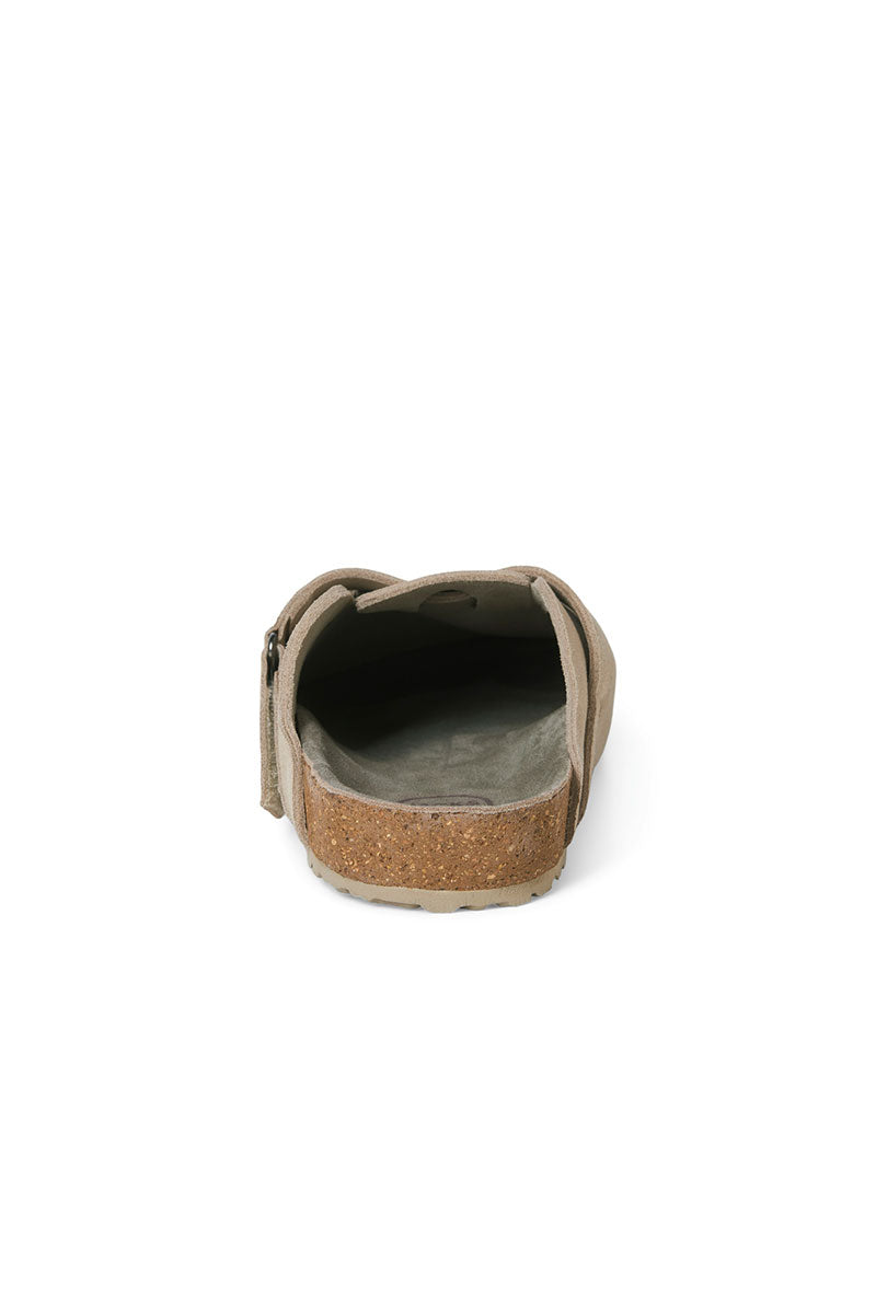 Back image of Louis suede mule in beige, by brand Jack&jones