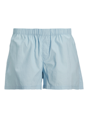 Front image  of the Jack and jones milano woven 3 pk trunks in light blue, by brand Jack&jones