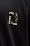 Front print image of the Montauk back graphic tee in black, by brand Jack&jones