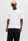 Image of MONTAUK BACK GRAPHIC TEE in white, by brand JACK&JONES