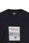 Detail image of the Montauk photo ss tee in black, by brand Jack&jones