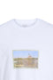 Detail image of the Montauk photo ss tee in white, by brand Jack&jones
