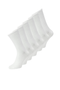 Front image  of Jack and jones nolan tennis socks 6 pk in white, by brand Jack&jones