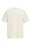 Back image of the Norrebro skyline tee in cream, by brand Jack&jones