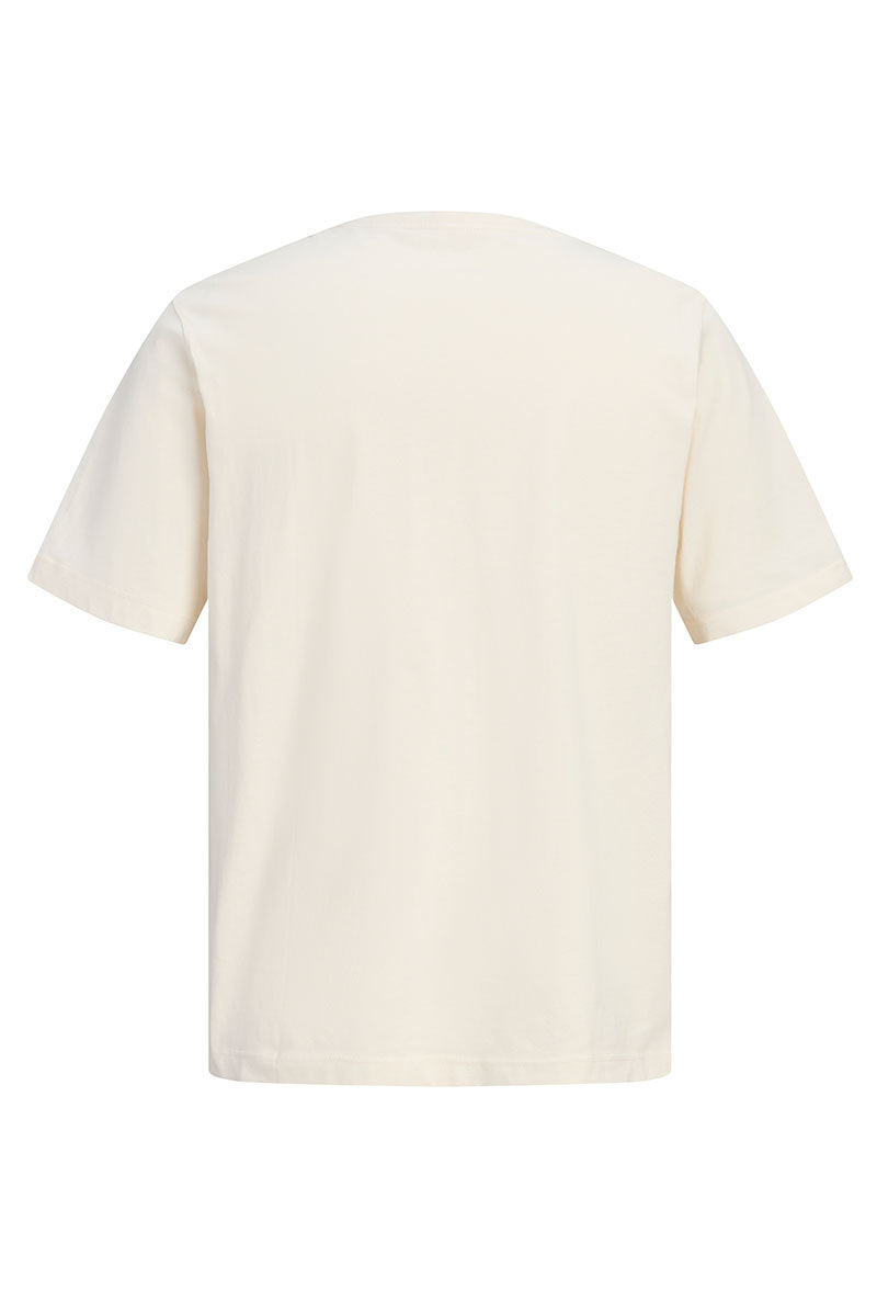 Back image of Norrebro skyline tee in cream, by brand Jack&jones