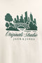 Front image of the Norrebro skyline tee in cream, by brand Jack&jones