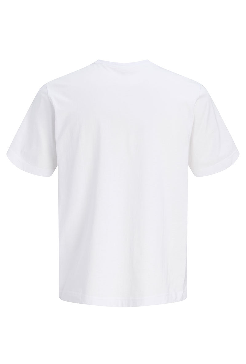 Back image of Norrebro skyline tee in white, by brand Jack&jones