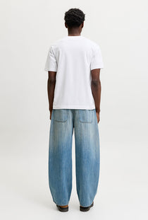 Back image of the Norrebro skyline tee in white, by brand Jack&jones