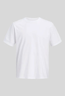 Front image of the Osaka back print tshirt in white, by brand Jack&jones