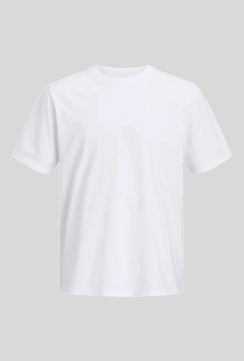 Front image of Osaka back print tshirt in white, by brand Jack&jones