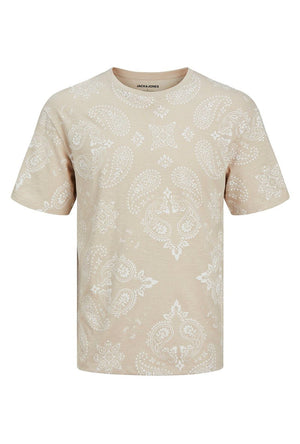 JACK AND JONES PAISLEY AOP TEE