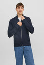 JACK AND JONES PANNEL KNIT ZIP CARDIGAN