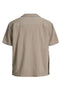 Back image of the Sean resort shirt in brown, by brand Jack&jones